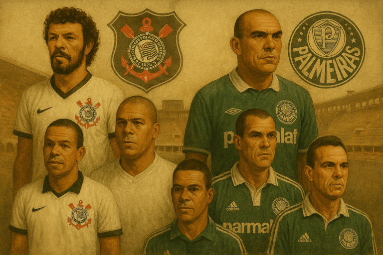 Retrospecto histórico de Corinthians x Palmeiras na Copa do Brasil
