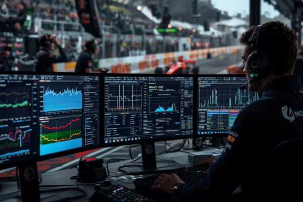 Dados de telemetria na F1